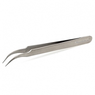 Beadalon pinzetta curvata argento