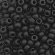 Rocailles Miyuki 6/0 Matte black 6-401f