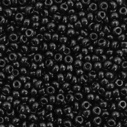 Rocailles Miyuki 11/0 Opaque black 11-401