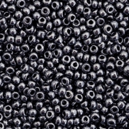 Rocailles Miyuki 11/0 Metallic gunmetal black 11-451