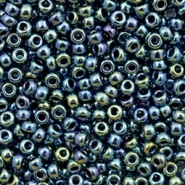 Rocailles Miyuki 8/0 Metallic iris gunmetal grey 8 - 456