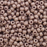Rocailles Miyuki 8/0 Duracoat opaque beige 8 - 4455