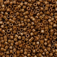 Perline Miyuki Delica 11/3 Duracoat opaque dyed cognac brown DB - 2142