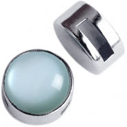 Bracciali Cuoio® Castone/passante Cuoio® per cuoio 8 mm e cabochon 12 mm