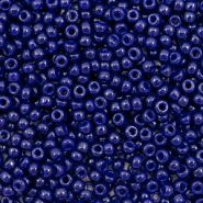 Rocailles Miyuki 11/0 Duracoat opaque dyed dark navy blue 11-4494