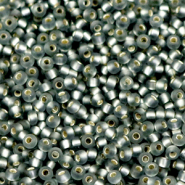 Rocailles Miyuki 11/0 Silverlined matte gray 11-21f