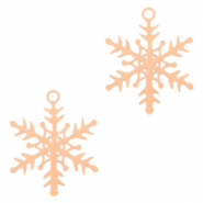 Pendenti in stile boh&eacute;mien fiocco di neve oro rosa