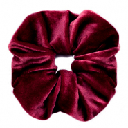 Elastici per capelli velluto rosso vino di porto