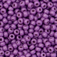 Rocailles Miyuki 8/0 Duracoat opaque anemone purple 8-4490