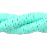 Perline Katsuki 6mm blu acqua sbiancato
