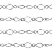 Componenti in acciaio inossidabile catena a rol&ograve; ovale anchor cable links argento