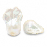 BQ Perle di acqua dolce irregolare bianco naturale