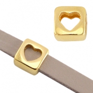 Perline di metallo DQ color oro Passanti di metallo DQ color oro