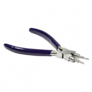 Beadsmith pinza per creare anellini blu-argento