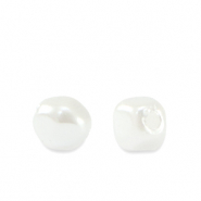 Imitazione di perle d'acqua dolce bianco