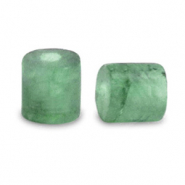 Perline di pietra naturale Quarzo Avventurina a dischetto 4x4mm verde giada