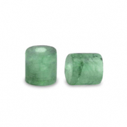 Perline di pietra naturale Quarzo Avventurina a dischetto 2x2mm verde giada