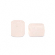 Perline di pietra naturale Quarzo Rosa a dischetto 2x2mm rosa pallido
