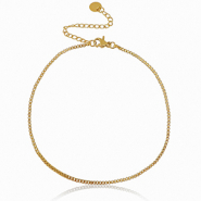 Cavigliere in acciaio inossidabile oro