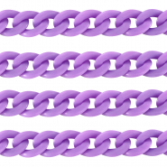 Catena in acrilico 22mm opaca viola petalo