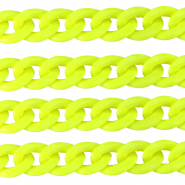Catena in acrilico 22mm lucida giallo neon