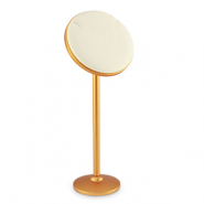 Espositore per bigiotteria per collane rame-beige