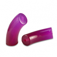 Perline in acrilico tubo viola