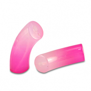 Perline in acrilico tubo rosa