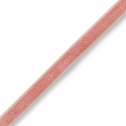 Nastro rosa-argento glitterato