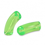Perline in acrilico tubo verde peridoto