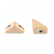 Perline Tile triangolo beige albicocca