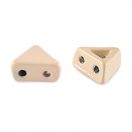 Perline Tile triangolo beige albicocca