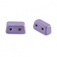 Perline Tile rettangolo viola paisley
