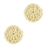 Pendente in rattan 25mm bianco naturale