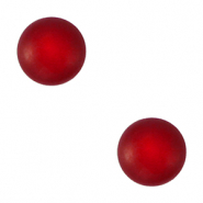 Cabochon Polaris 4mm soft SS16 "Pietra di nascita" shiny Gennaio vino rosso