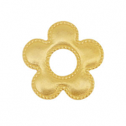 Ciondoli/distanziatore in acciaio inossidabile fiore oro