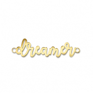Ciondoli in acciaio inossidabile distanziatore ''dreamer'' oro