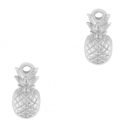Ciondoli in acciaio inossidabile ananas argento
