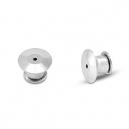 Componenti in acciaio inossidabile chiusura di sicurezza per pin argento