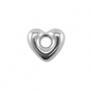 Componenti in acciaio inossidabile cuore argento
