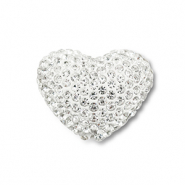 Perline in stile boh&eacute;mien cuore argento