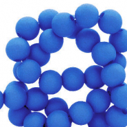 Perline in acrilico 8 mm blu reale