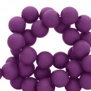 Perline in acrilico 4 mm viola scuro