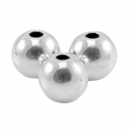 Perline di metallo DQ 4mm argento antico (privo di nichel)