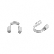 Componenti di metallo DQ salvafilo 5 mm (&Oslash;0,56 mm) argento (privo di nichel)
