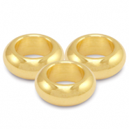 Perline di metallo DQ 9mm oro (privo di nichel)