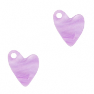 Ciondoli Plexx cuore rosa lilla