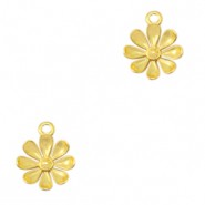 Ciondoli di metallo DQ fiore oro (privo di nichel)