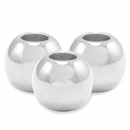 Perline di metallo DQ 4mm argento antico (privo di nichel)