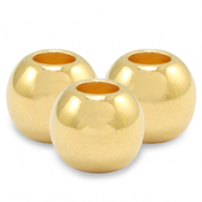 Perline di metallo DQ 2.5mm oro (privo di nichel)